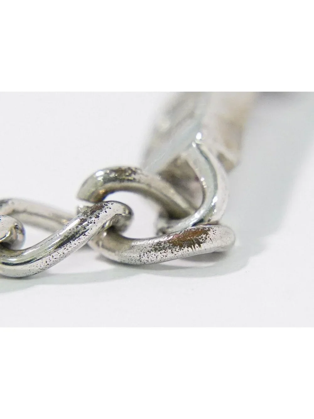 Dior Logo Plate Metal Bracelet Bangle Silver